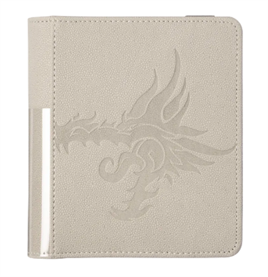 Mappe Card Codex 80 Portfolio: Ashen White 4x20 Plads Til 80 Kort Dragon Shield Dragonshield At-35012