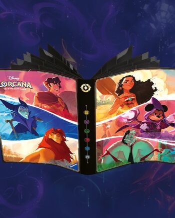 Mappe Disney Lorcana Tcg: Set 05-08  Shimmering Skies : Characters  -pocket Lorebook Card Portfolio Album  Holder 252 Kort