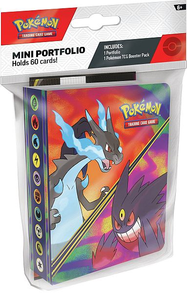 Mappe Pokemon Mega Evolution: Mega Charizard Gengar 2026 Spring Mini-album Binder Booster Pack Plads Til 60 Kort