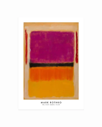 Mark Rothko Plakat  Red  Violet  Orange  Yellow