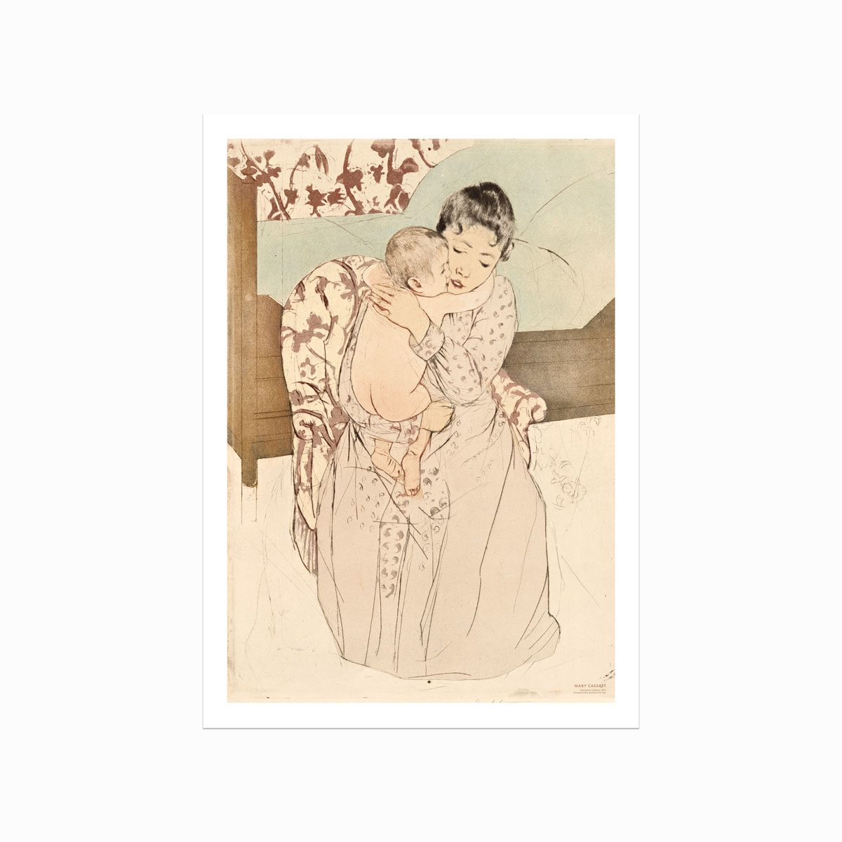Mary Cassatt Plakat  Maternal Caress