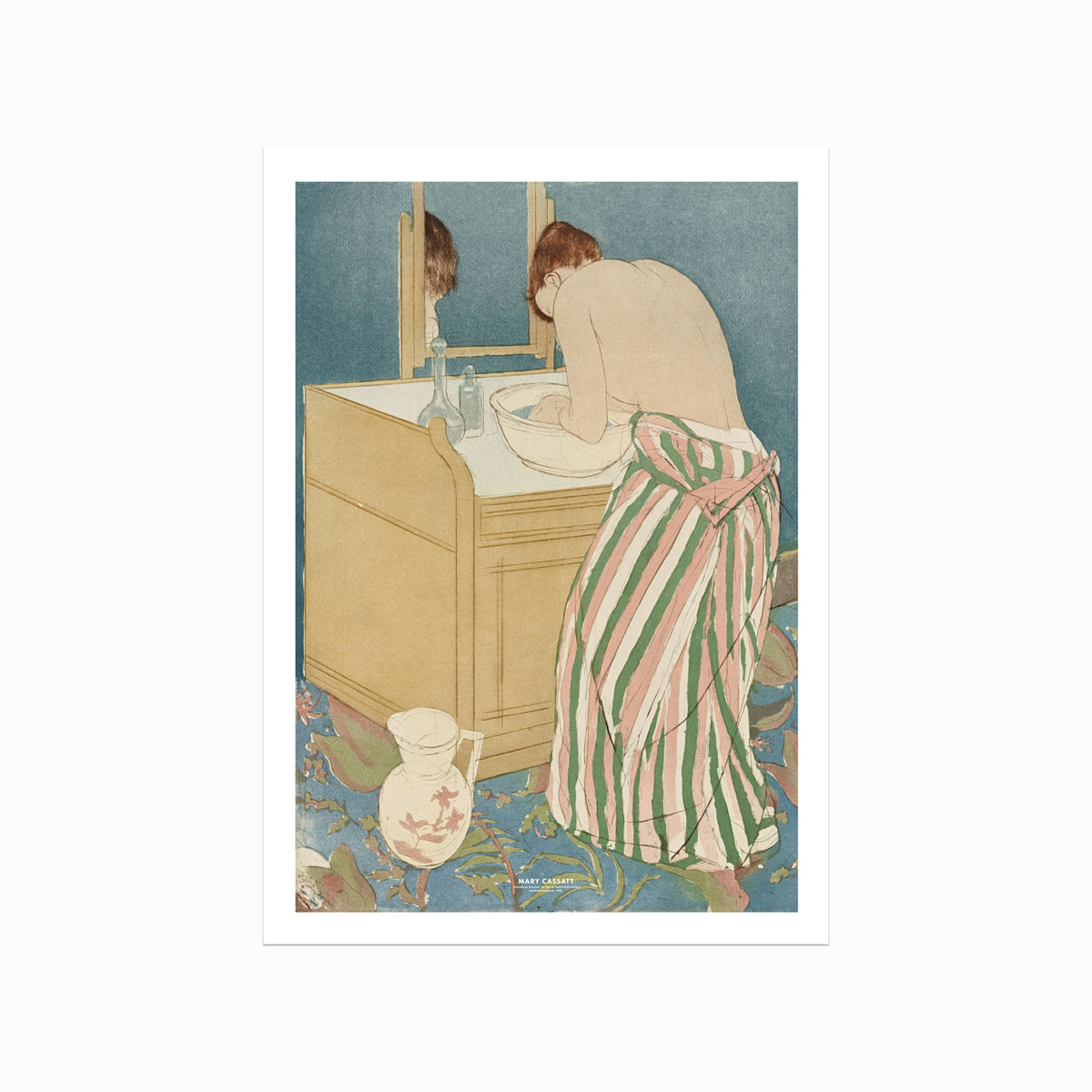 Mary Cassatt Plakat  Woman Bathing