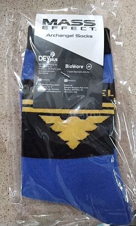 Mass Effect Sokker Socks Archangel St 195 184 Rrelse Size 39-42