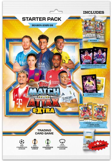Match Attax 2025 2026 Extra Champions League: Starter Pack