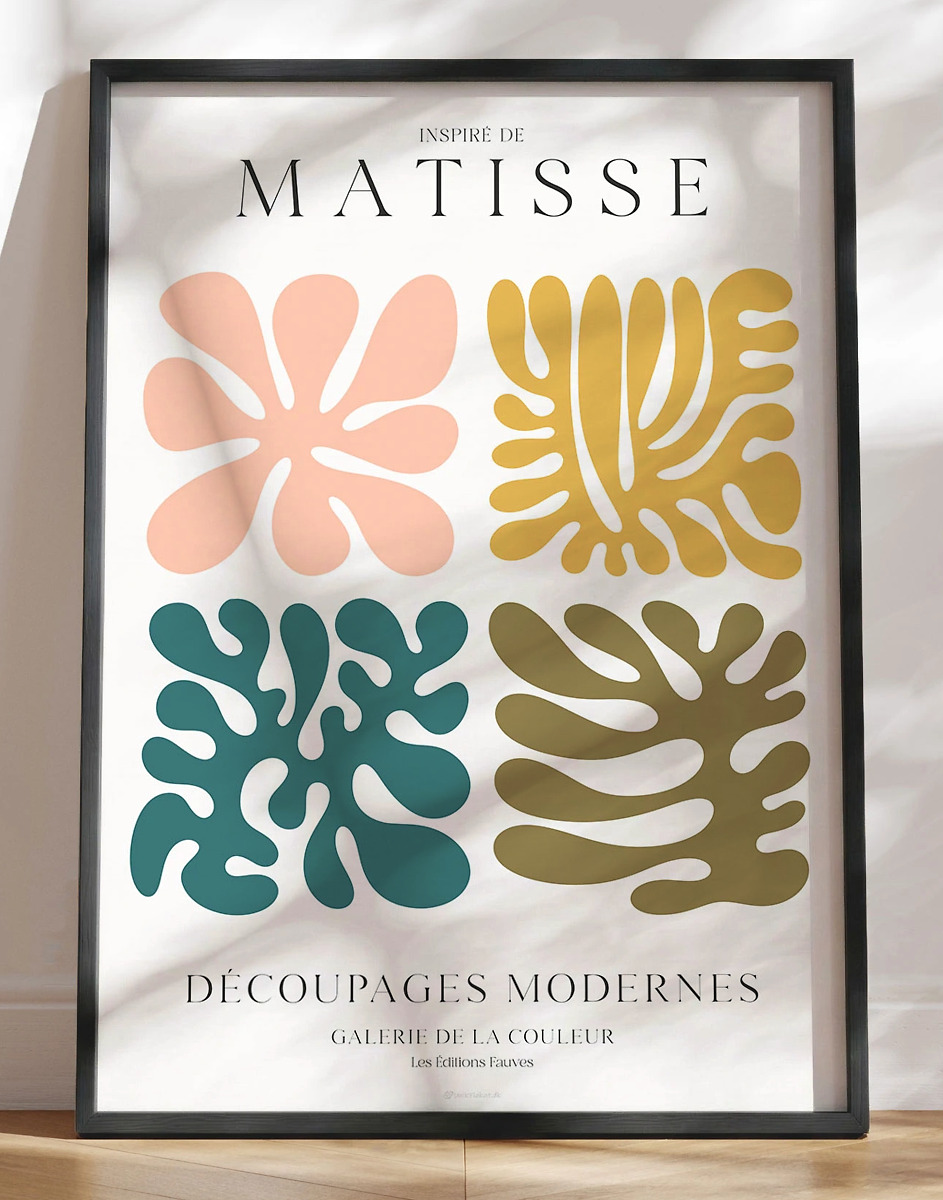 Matisse Plakat Decoupages Modernes