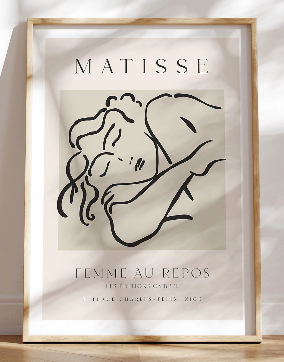 Matisse Plakat Femme Au Repos