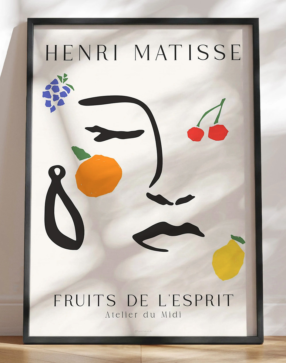 Matisse-inspireret Plakat Fruits   Esprit