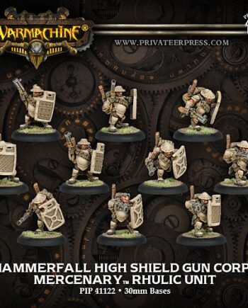 Mercenary: Hammerfall High Shield Gun Corps Rhulic Unit    Leader     Grunts  Pip-41122