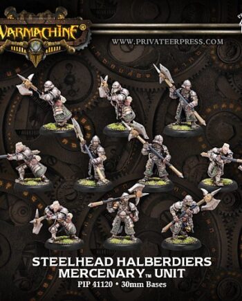 Mercenary: Steelhead Halberdiers Riflemen Unit  10  Pip-41120