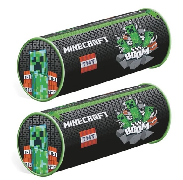 Minecraft Barrel Pencil Case
