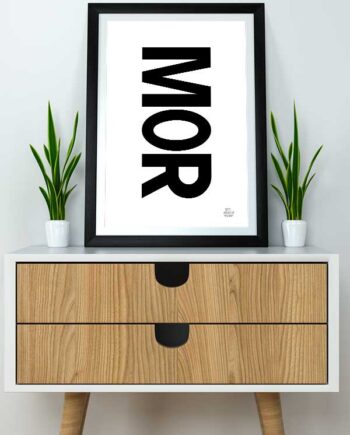Mor-plakat 21   29    A4  Kr  199 -