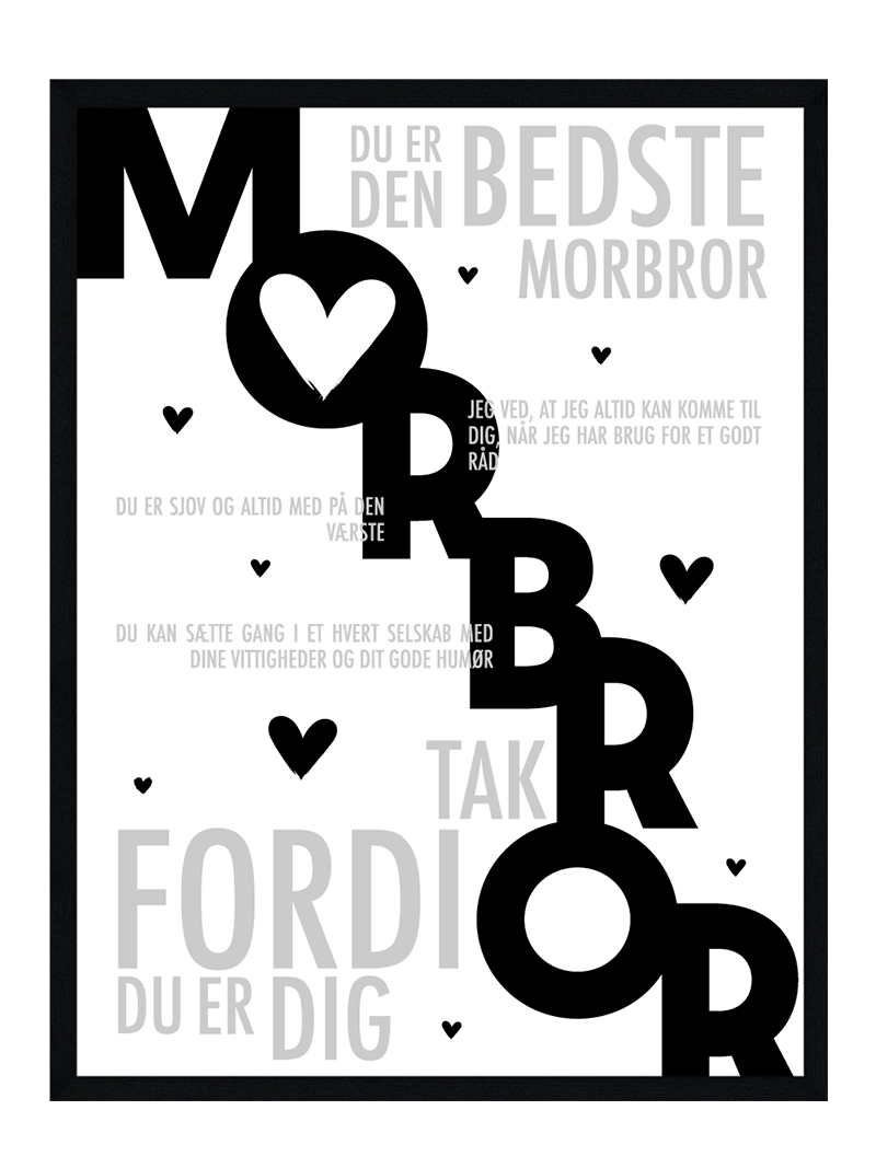 Morbror Plakat Personlig Plakat