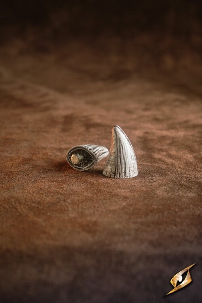 Mountable Demon Horns Epic Armoury Dark Bone Pair Small Live Rollespils Tilbeh 195 184