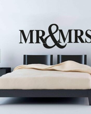 Mr   Mrs Wallsticker