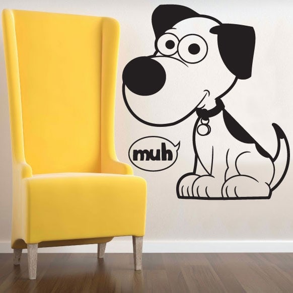 Muh Hund Wallsticker