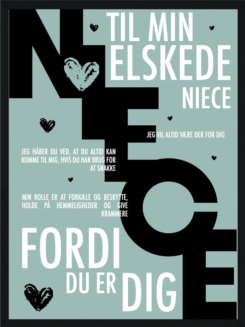 Niece Plakat Personlig Plakat