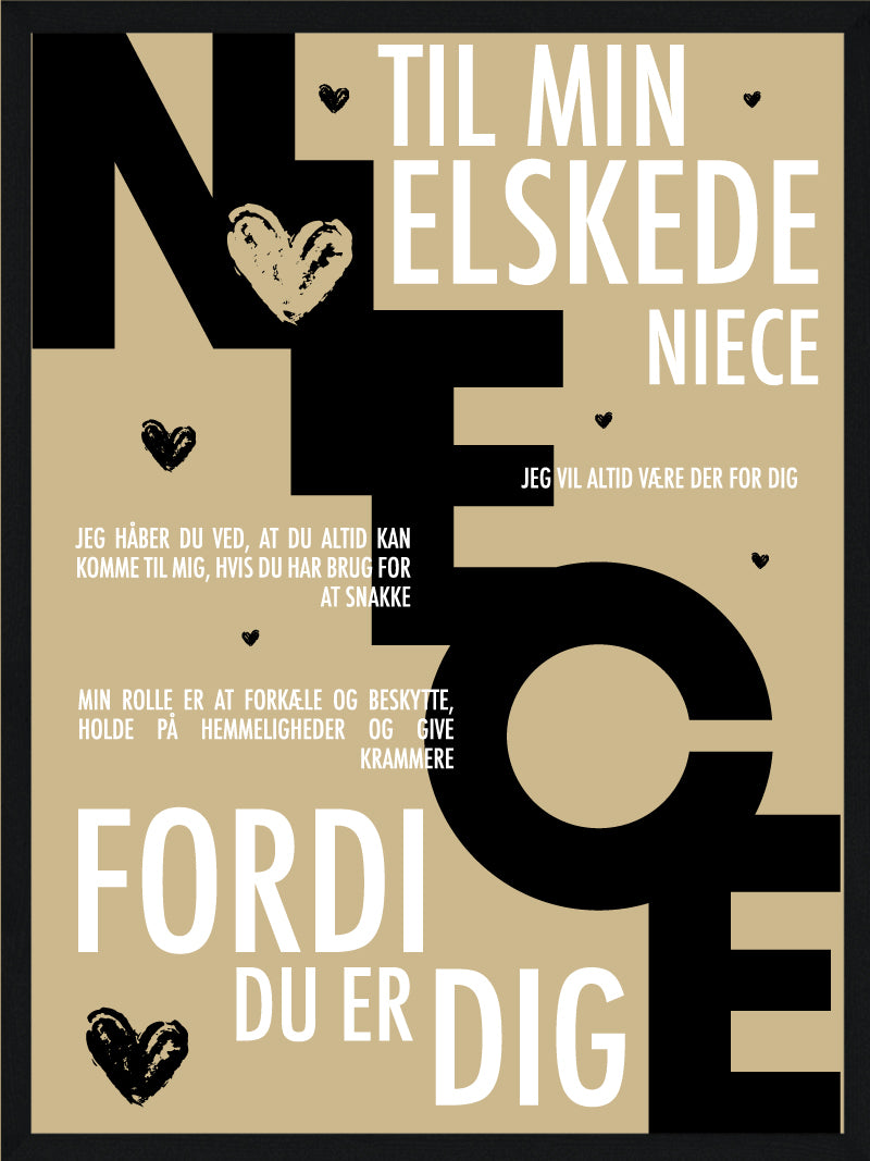 Niece Plakat Personlig Plakat