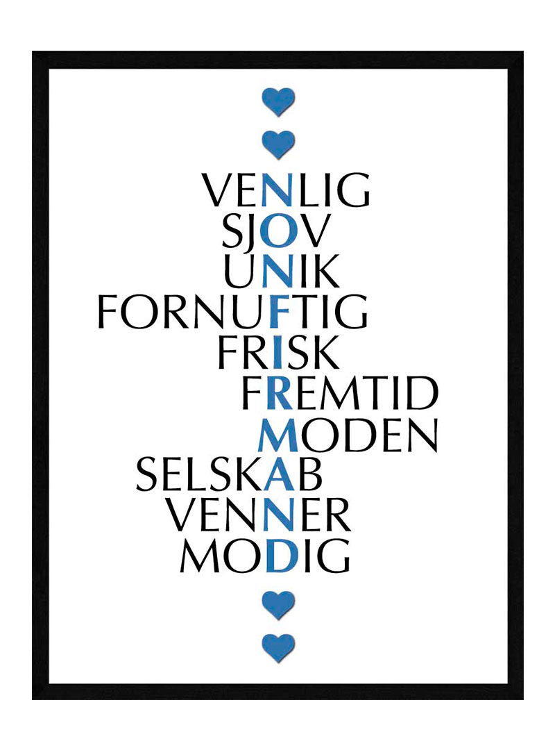 Nonfirmand Citat Plakat