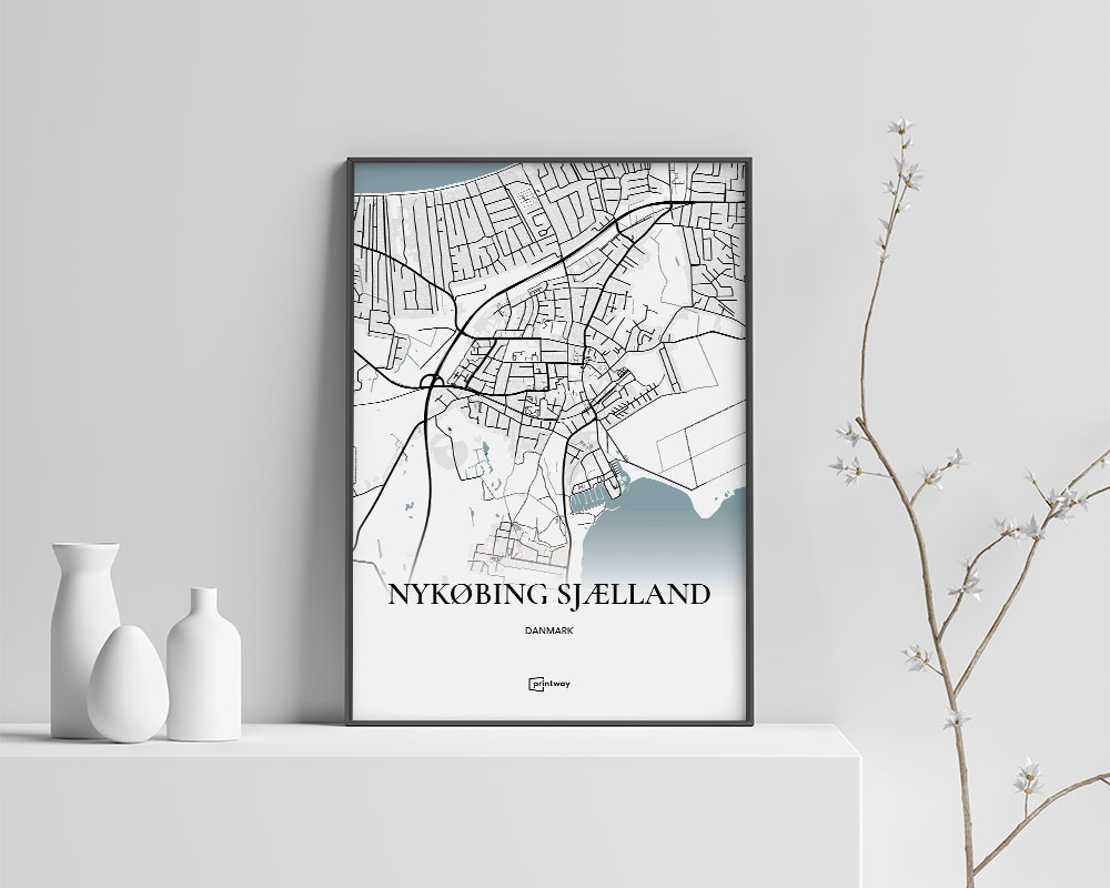 Nykøbing Sjælland Plakaten 42 60 Cm  A2