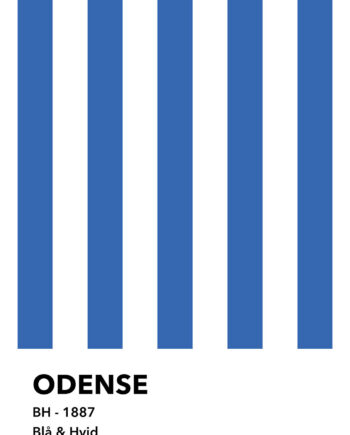 Odense Blå   Hvid Af Olé Olé