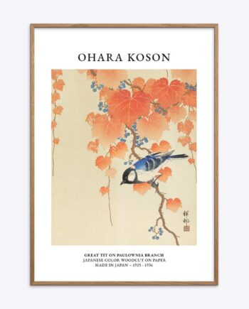 Ohara Koson Great Tit