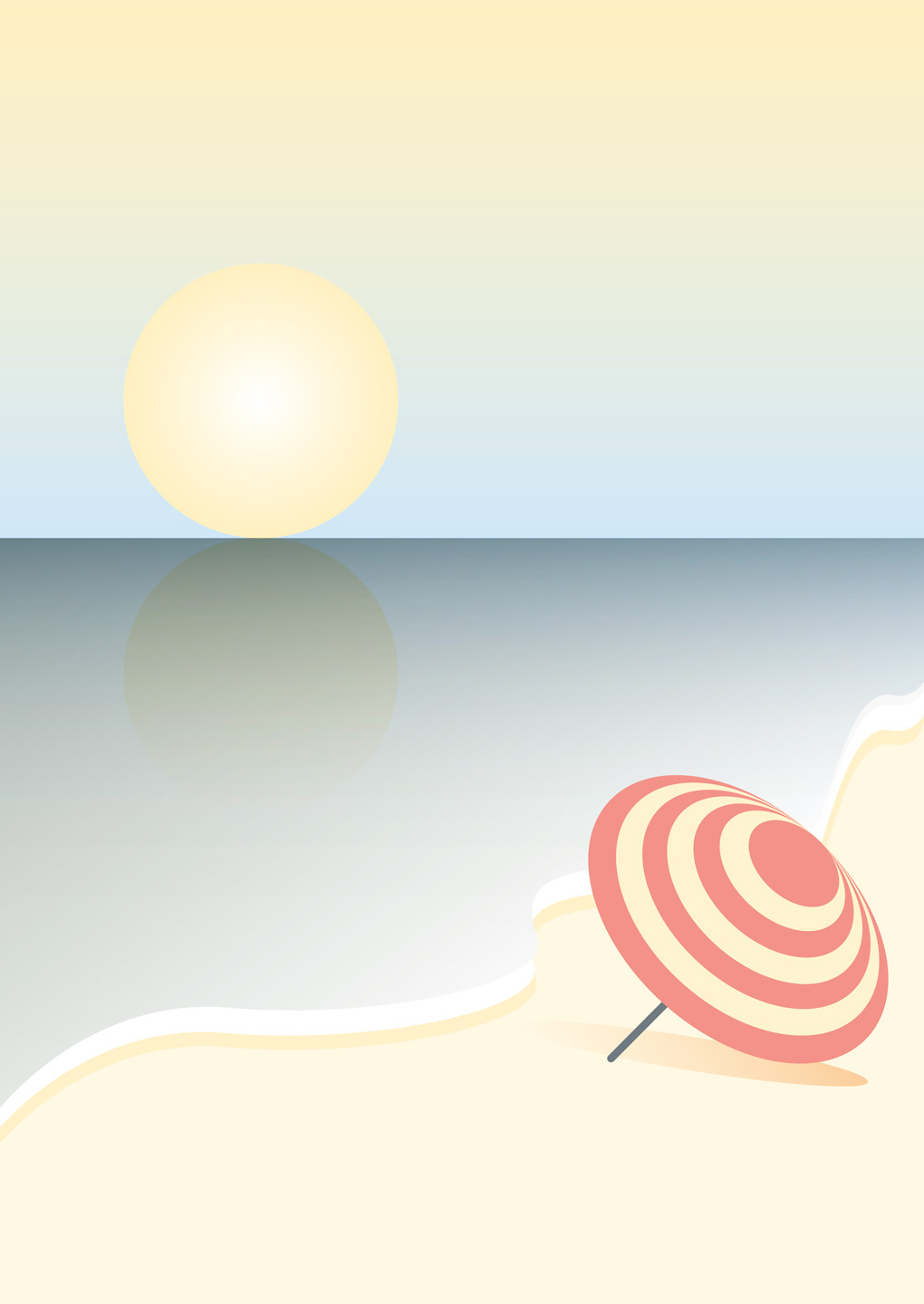 On The Beach Af Myro Graphics