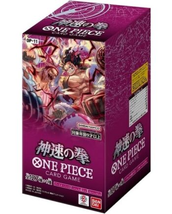 One Piece Card Game: Japanese Op11   Fist Of Divine Speed Booster Display  Box Med 24 Pakker