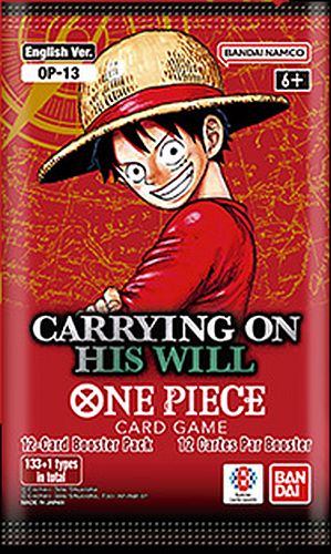 One Piece Card Game: Op13: Carrying On His Will Booster Pack
