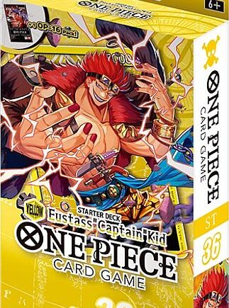 One Piece Card Game: St36 Starter Deck Yellow Eustass  Quot Captain Quot  Kid