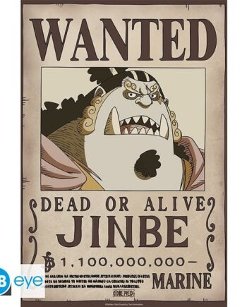 One Piece Wanted Jinbe Wano Poster Plakat