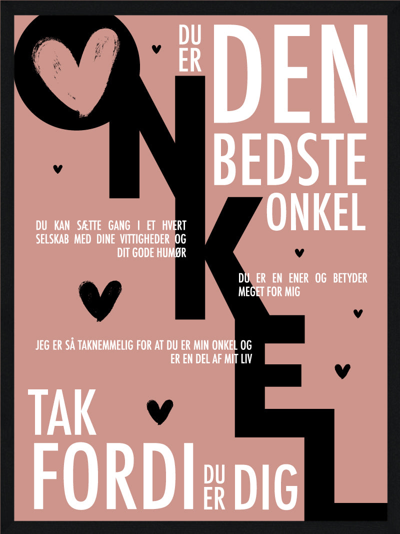 Onkel Plakat Personlig Plakat