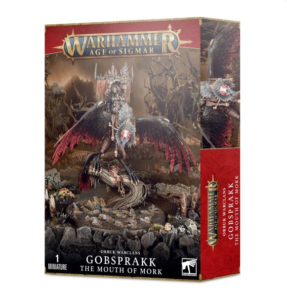 Orruk Warclans Gobsprakk The Mouth Of Mork Killaboss On Corpse-rippa Vulcha