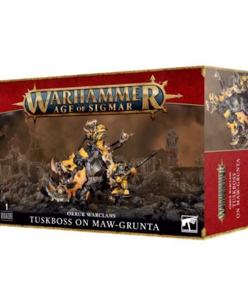 Orruk Warclans Tuskboss On Maw-grunta   Maw-grunta With Hakkin  Krew   Gouger 99120209111