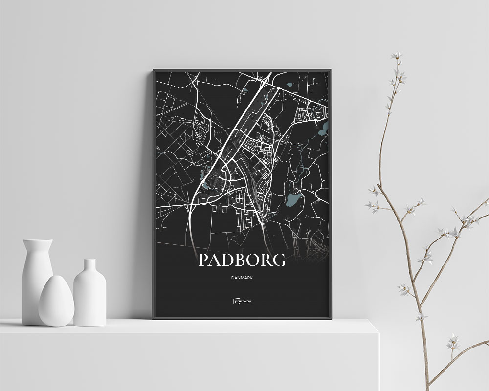 Padborg Plakaten Fuldt Kort Sort 21 30 Cm  A4