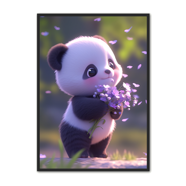 Panda Plakat 55 Børneplakat