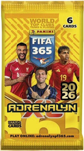 Panini Adrenalyn : Fifa 365 2026 Flow Pack Booster Pakke Booster Pack