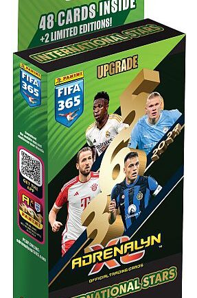 Panini Adrenalyn  : Fifa 365 2024 Upgrade International Stars Booster Set  Deck  Blister Med 48 Kort   Limited Edition