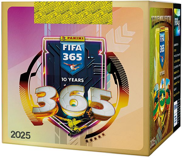 Panini Fodbold-stickers Klisterm 195 166 Rker: Fifa 365 2025 Booster Display Box Med 50 Pakker
