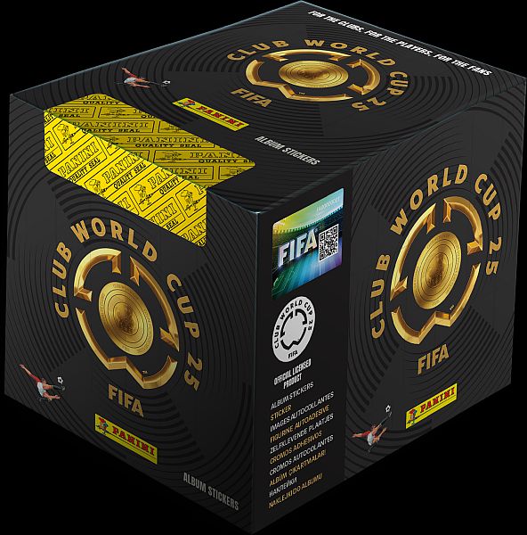 Panini Fodbold-stickers Klisterm 195 166 Rker: Fifa Club World Cup 2025 Booster Display Box Med 50 Pakker