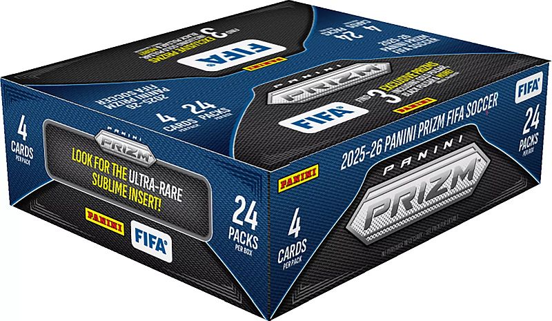 Panini Soccer Prizm Fifa 2025-26 Retail Booster Box Box Med 24 Pakker