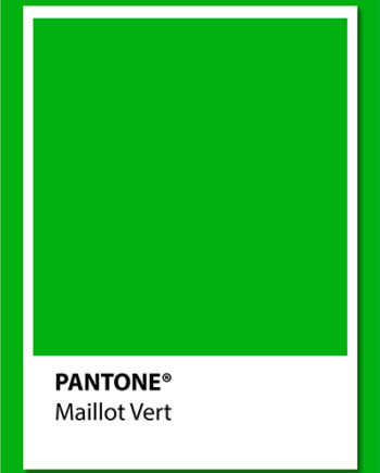 Pantone Maillot Vert Af Plakatwerket