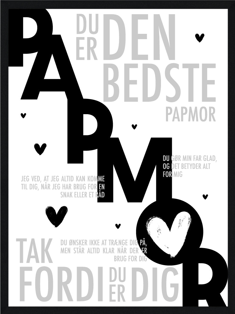 Papmor Plakat Personlig Plakat