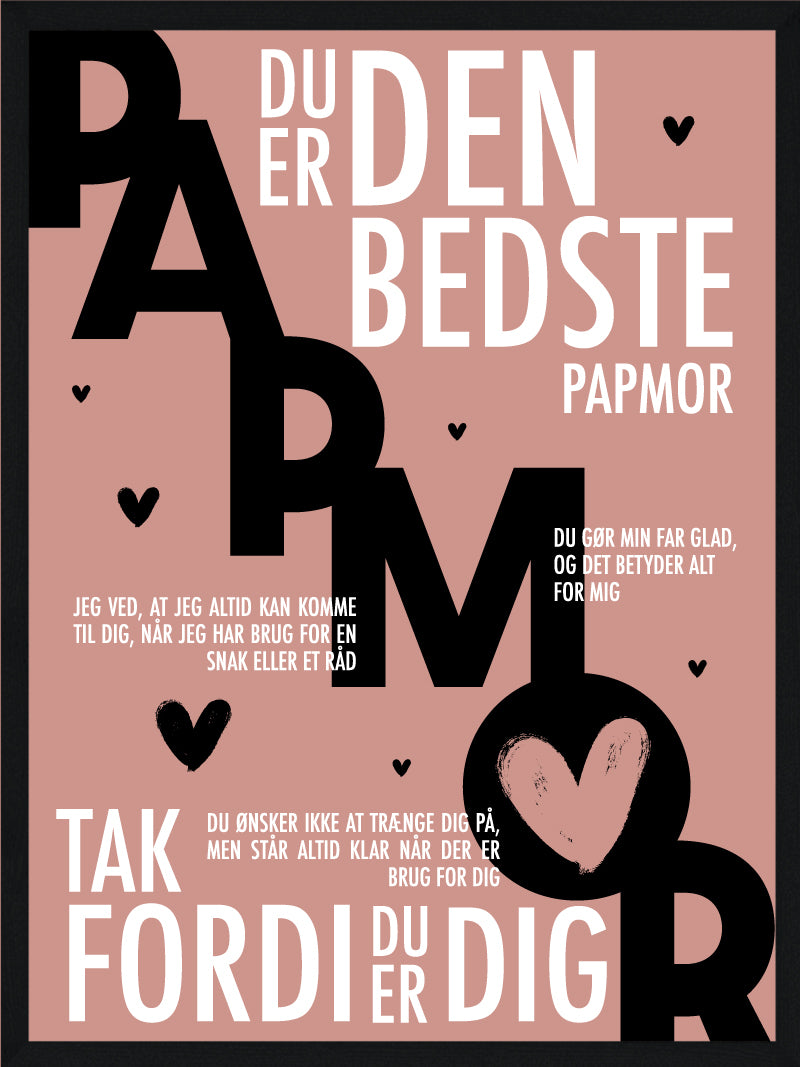 Papmor Plakat Personlig Plakat