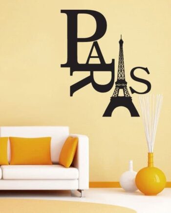 Paris Med Eiffeltårnet Wallsticker