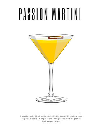 Passion Martini Af Pluma Posters