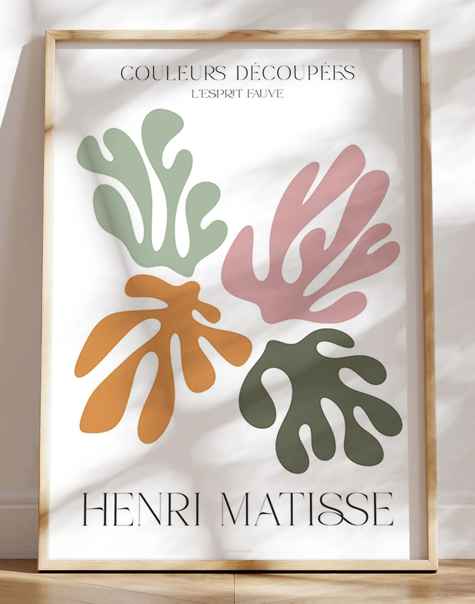 Pastelfarvet Matisse Plakat   Esprit Fauve