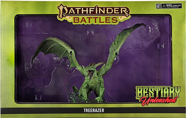 Pathfinder Battles: Bestiary Unleashed Treerazer Green Dragon Premium Set