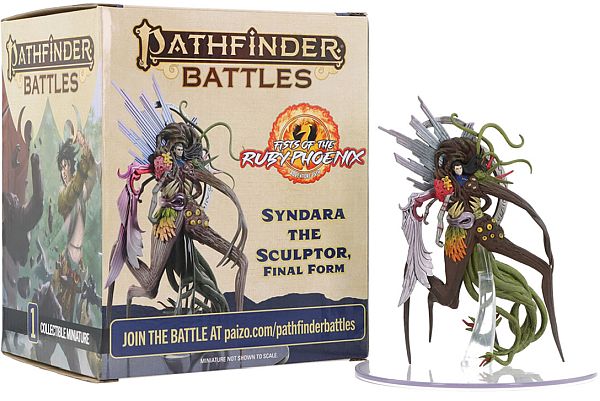 Pathfinder Battles: Fists Of The Ruby Phoenix Syndara The Sculptor Final Form Boxed Figure Wzk97549