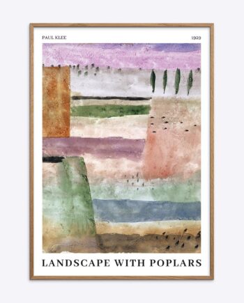 Paul Klee Landscape With Poplars