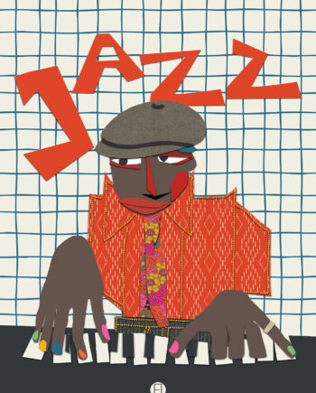 Piano Man Af Få Mu Illustrations